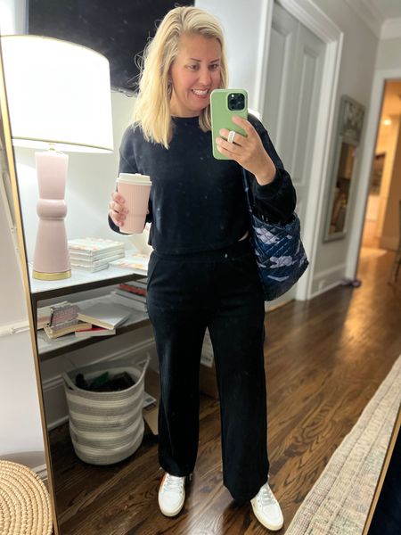 Early morning wake up call means throw on an easy Amazon set! 

Pants are higher waisted which makes for good skin coverage with the slightly cropped top! I’m in a small.


#LTKtravel #LTKstyletip #LTKSeasonal