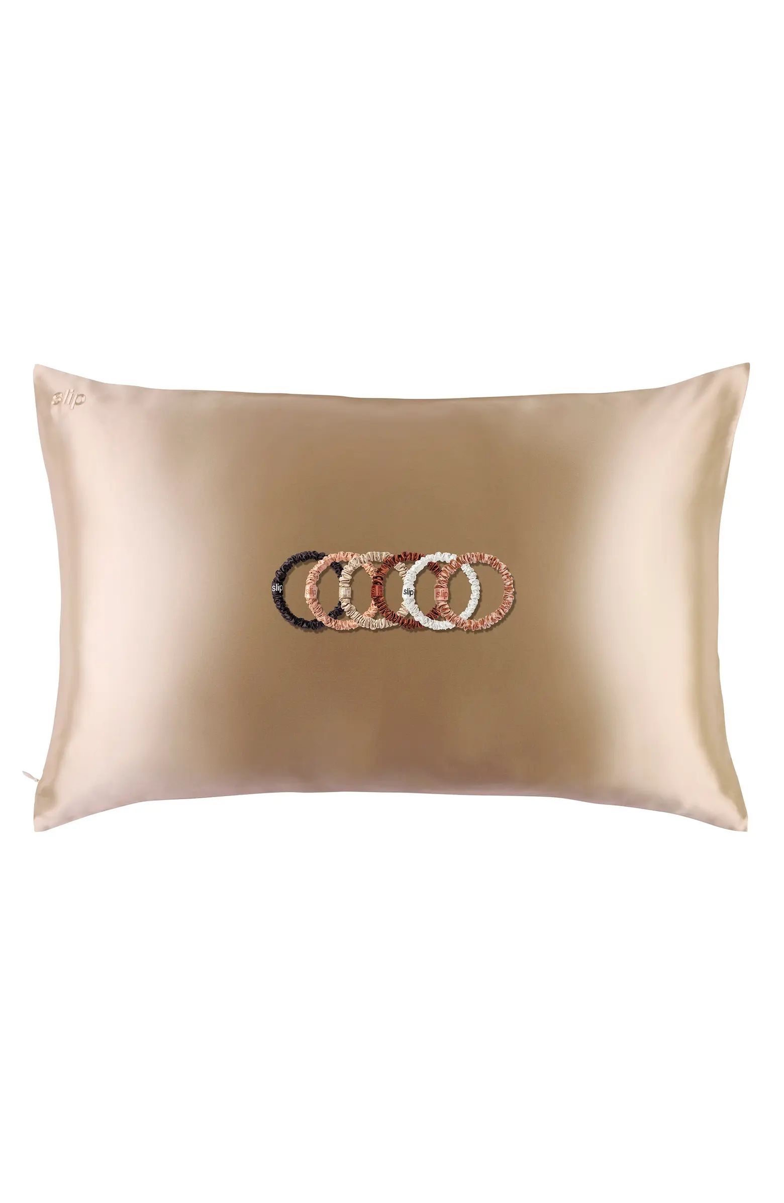 Pure Silk Pillowcase & Skinny Scrunchie Set (Nordstrom Exclusive) 128 Value | Nordstrom