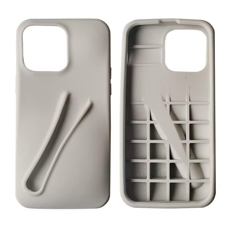 Lip Gloss Holder Phone Case for iPhone 16, Lipgloss Case Lipstick Lip Glaze Designed Stylish Sili... | Amazon (US)