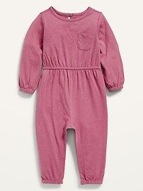 Long-Sleeve Jersey One-Piece for Baby | Old Navy (US)