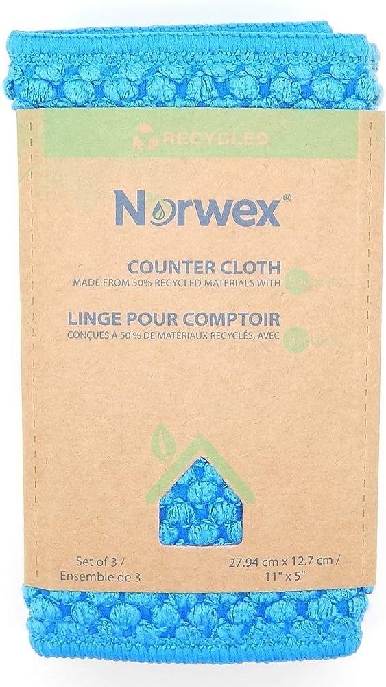 Norwex Counter Cloths, marine, teal, sea mist | Amazon (US)