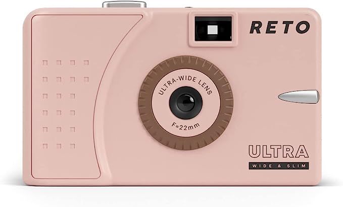 Amazon.com : RETO Ultra Wide and Slim 35mm Reusable Daylight Film Camera - 22mm Wide Lens, Focus ... | Amazon (US)