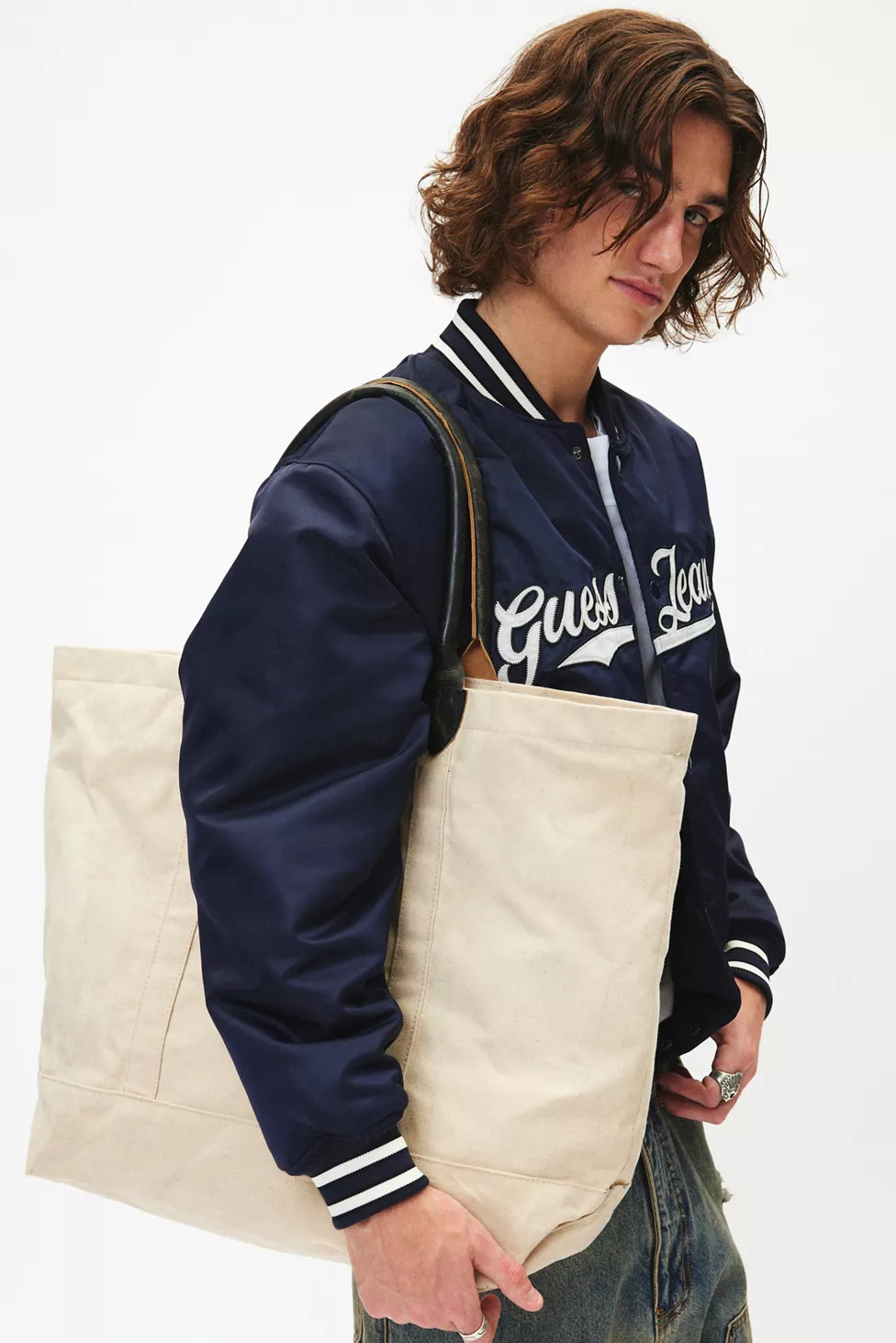 Waxed Canvas Tote Bag | Urban Outfitters (US and RoW)