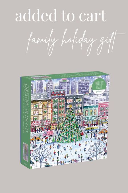 Holiday gift / gift guide / family holiday gift / holiday puzzle 

#LTKHoliday #LTKfamily #LTKGiftGuide
