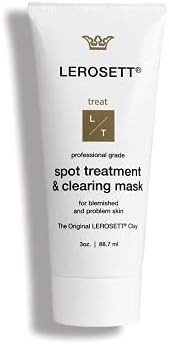 LEROSETT Spot Treatment & Clay Mask | Best Face Mask for Acne, Oily Skin, Pores, Blackheads, Detox & | Amazon (US)