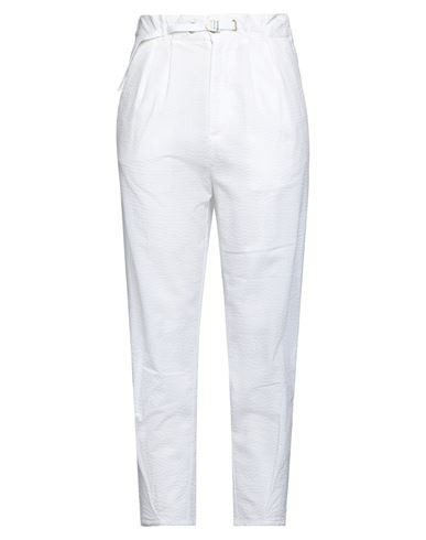 White Sand Woman Pants Off white Size 2 Cotton | YOOX (US)