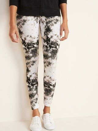 Mid-Rise Printed Jersey Leggings for Women | Old Navy (US)