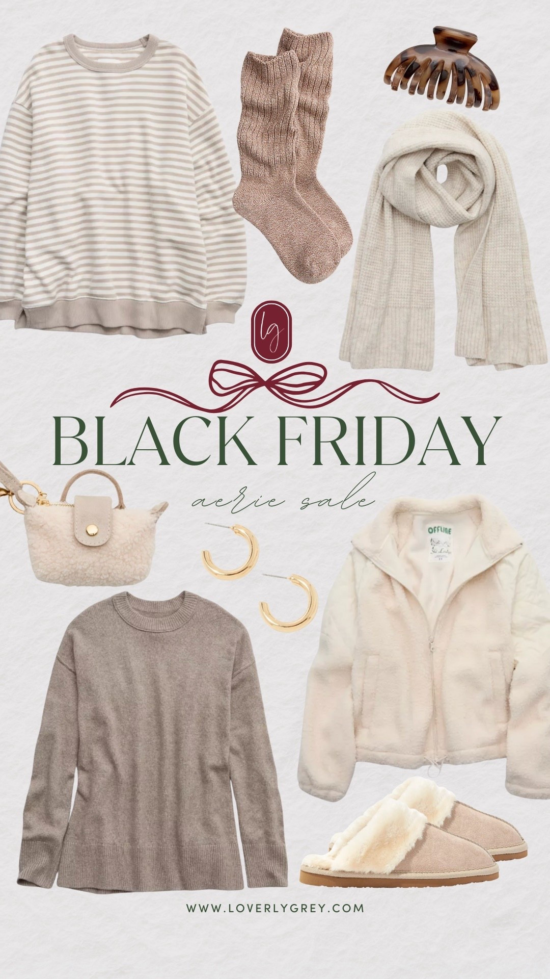 Neutral finds from Aerie I’m loving! These would be perfect gift ideas for any girl who loves comfy soft pieces - all on sale now! 

Loverly Grey, aerie sale, black Friday sale 

#LTKSaleAlert #LTKCyberWeek #LTKGiftGuide