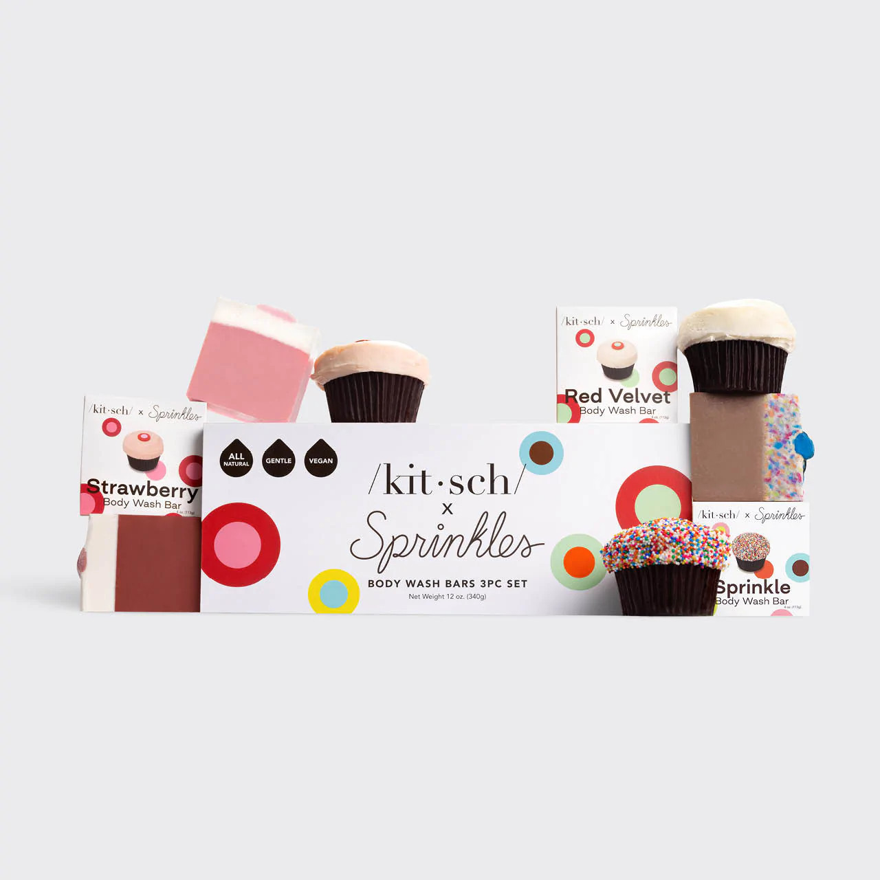 Kitsch x Sprinkles Body Wash Bars Collection | Kitsch