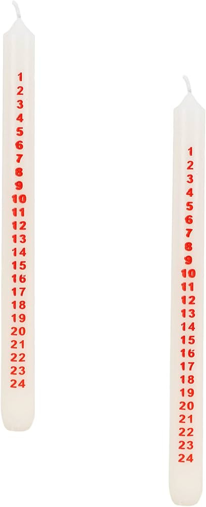Christmas Concepts® Pack of 2-25cm Christmas Advent Candle – Traditional Countdown to Christma... | Amazon (US)
