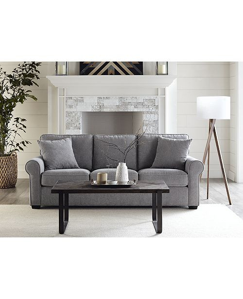 Ladlow 90" Fabric Sofa | Macys (US)