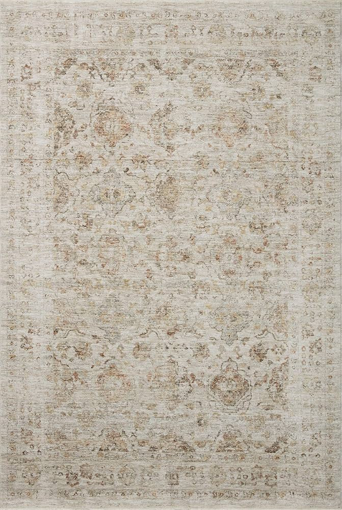 Loloi Amber Lewis x Honora Beige/Spice 5'-3" x 7'-9" Area Rug | Amazon (US)