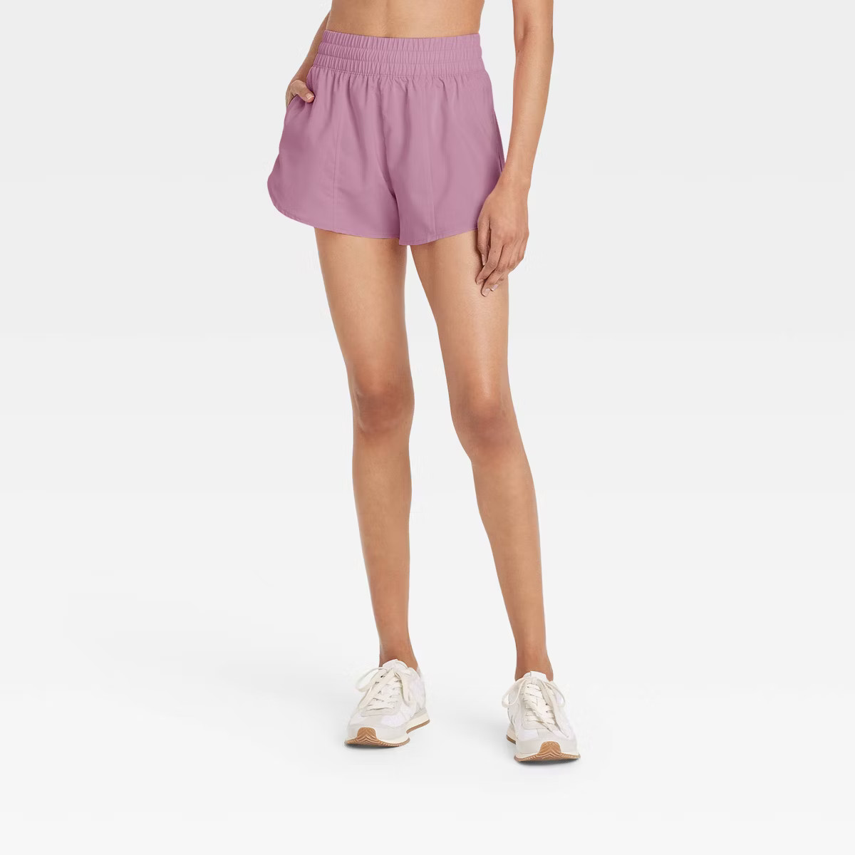 Women's Woven Mid-Rise Run Shorts 3" - All In Motion™ | Target