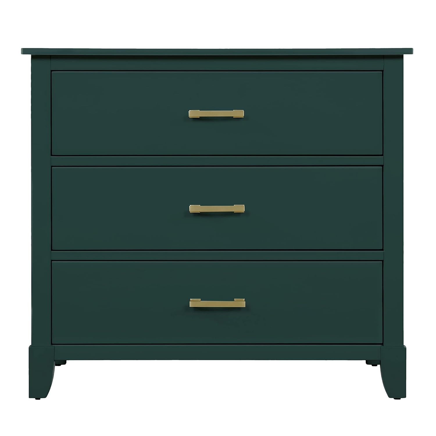 Dream On Me Universal 3 Drawers Chest in Olive, Kids Bedroom Dresser, Pre-Assembled Drawer Glides... | Amazon (US)
