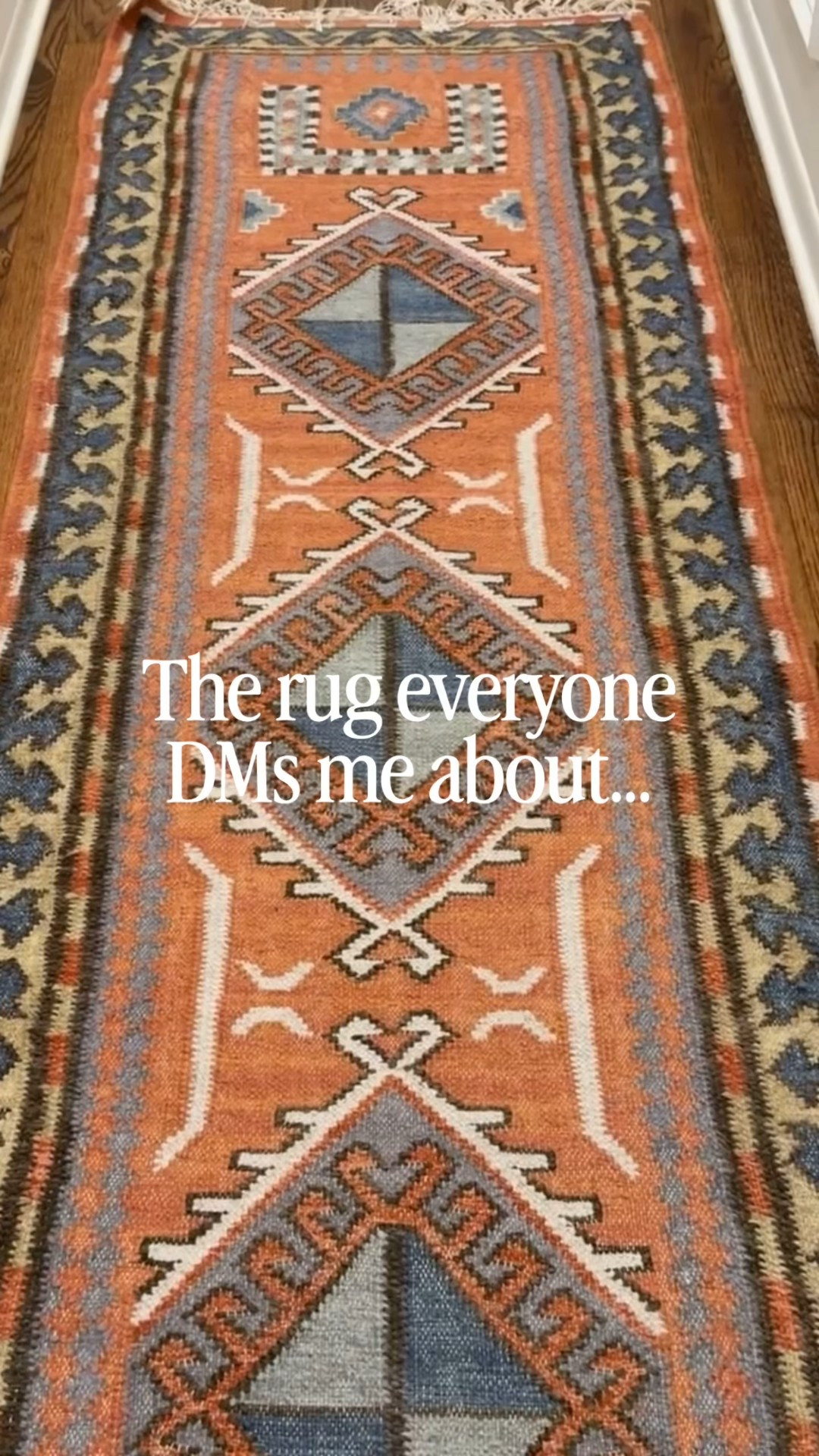 I receive multiple DMs a week inquiring about this rug… So I gave it its own reel and spot on my LTK! 
**This hall is a high traffic area in our home and they’ve held up VERY well. As a bonus, other sizes are available.

#LTKHome
