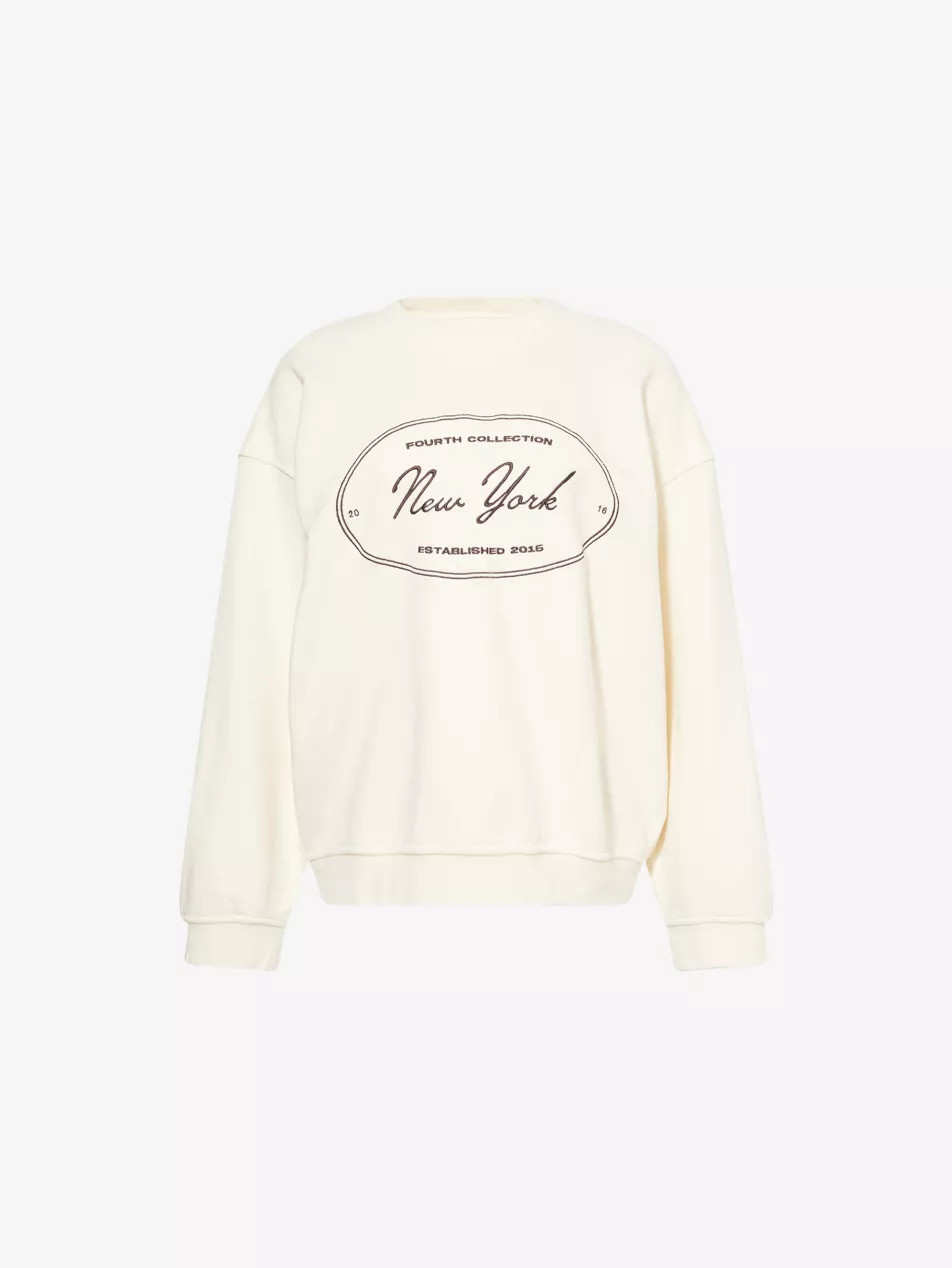 Chai New-York Emblem Cotton-Jersey Sweatshirt | Selfridges