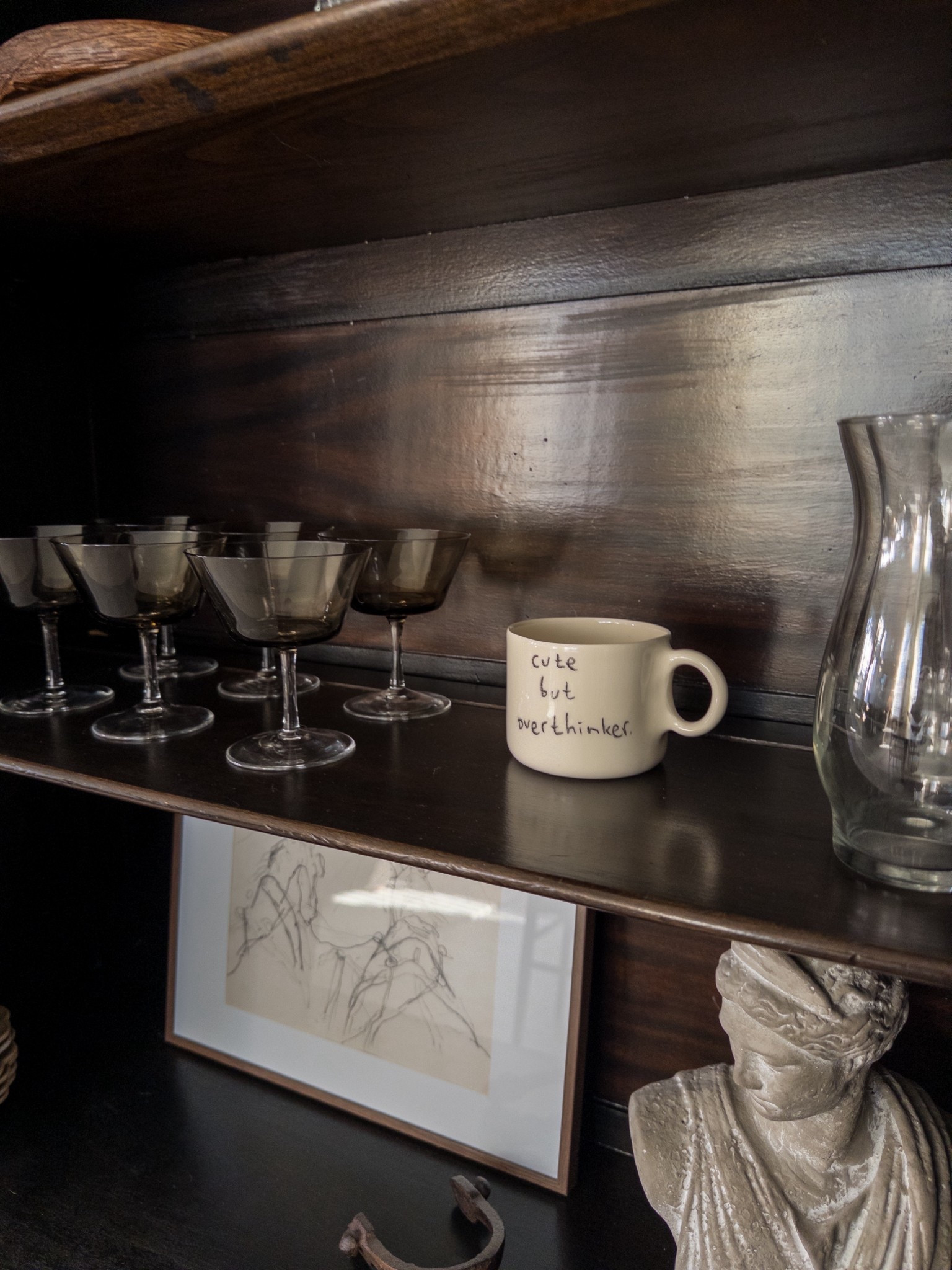 my little hutch styled 

kitchen hutch, dining hutch, glassware, vintage home finds 

#LTKHome