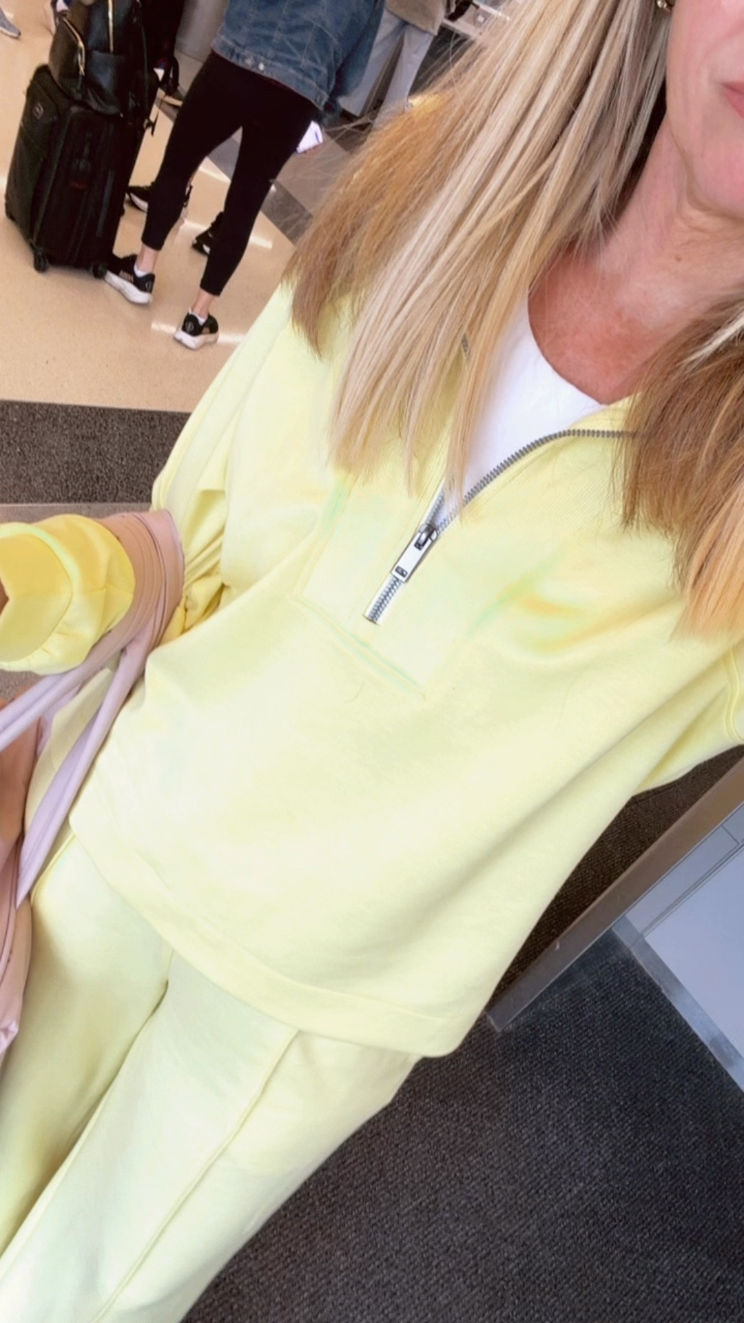 Travel set size med
Pants are more of a cropped fit on me since I’m 5’9

#LTKOver40 #LTKTall #LTKTravel