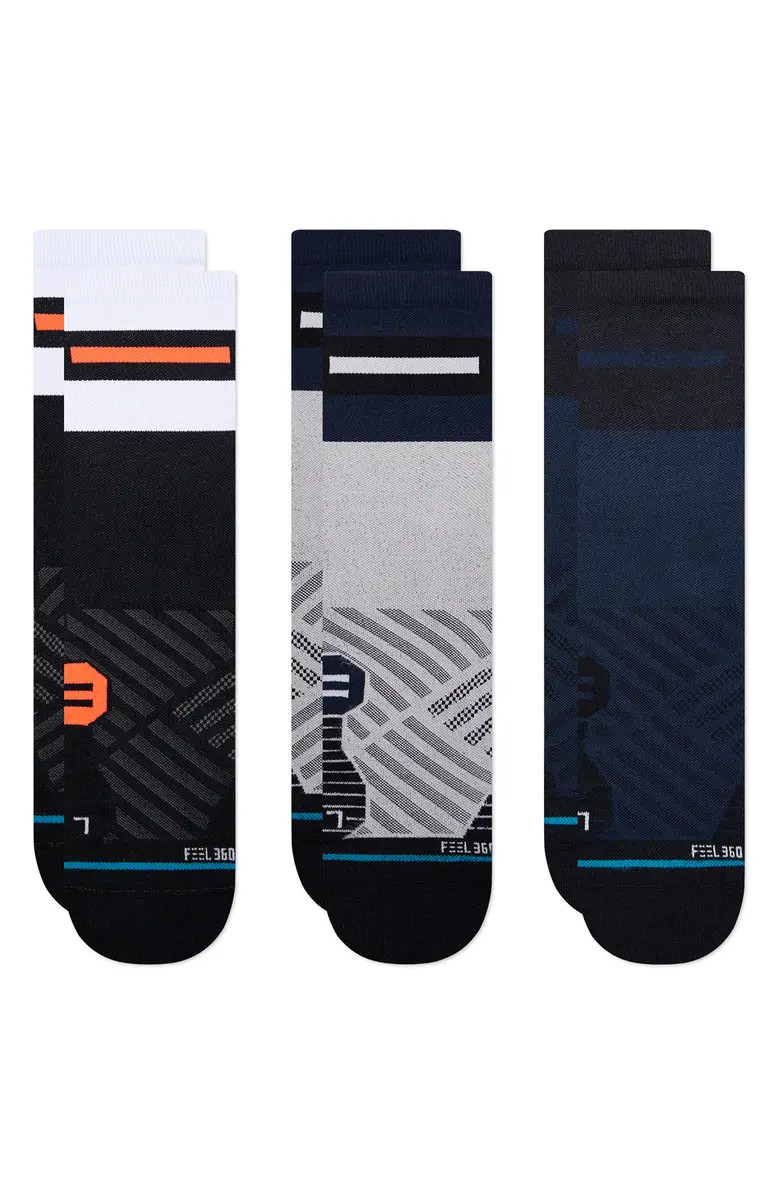Stance Duration Mid Crew Sock - Pack of 3 | Nordstromrack | Nordstrom Rack