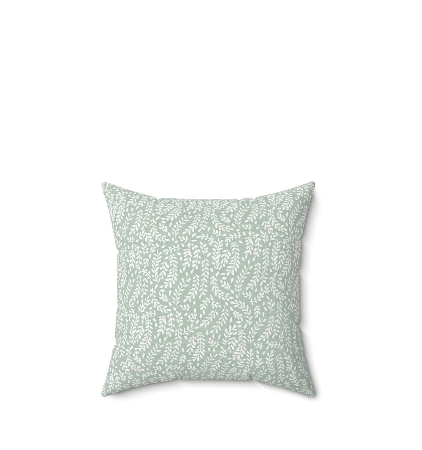 Falling Leaves Throw Pillow in Sage | Sweet Pea and Whimsy