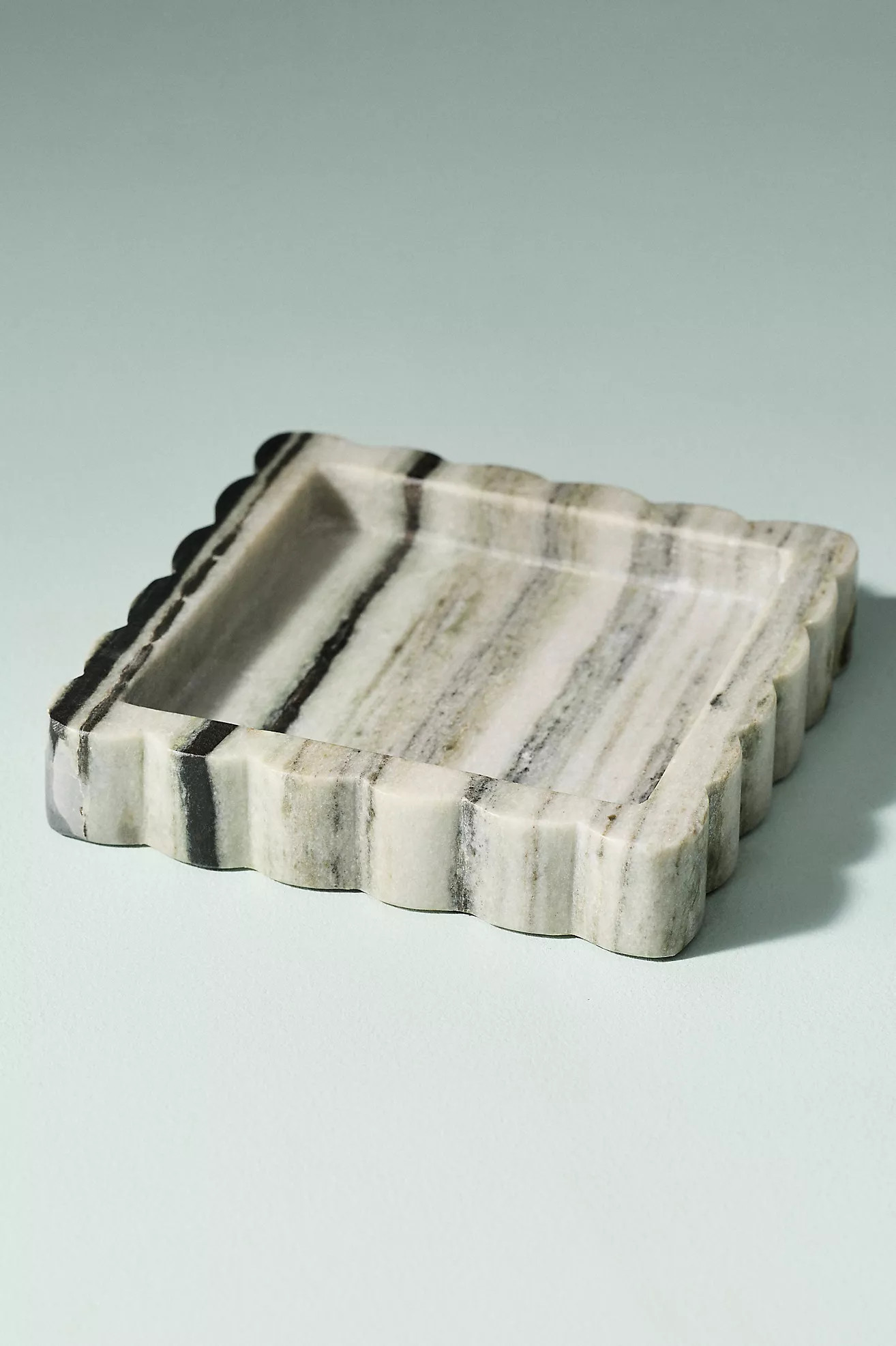 Marble Scalloped Trinket | Anthropologie (US)