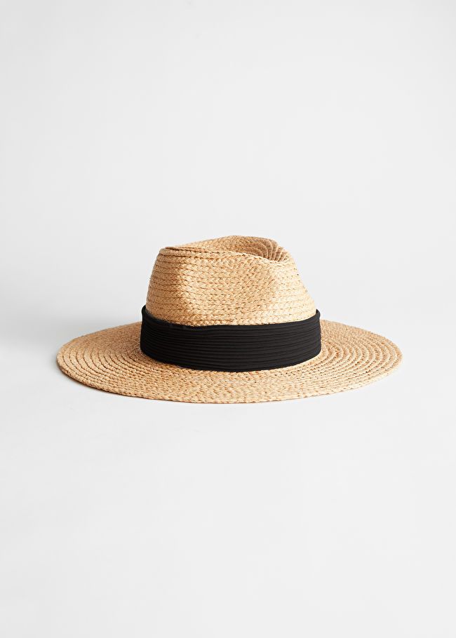 Ribbon Brim Woven Straw Hat | & Other Stories US
