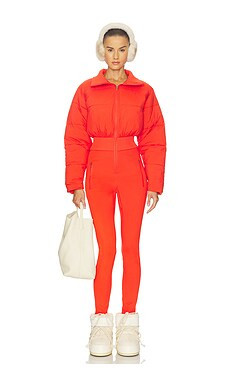 Free People Downhill Diva Ski Suit in Flame from Revolve.com | Revolve Clothing (Global)