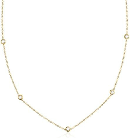 BAYLAY Gold Chain Necklace for Women - 18K Gold Plated Necklace Chain Dainty Gold Necklace for Wo... | Amazon (US)