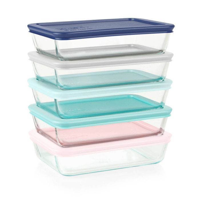 Pyrex 10pc Glass Meal Prep Set | Target