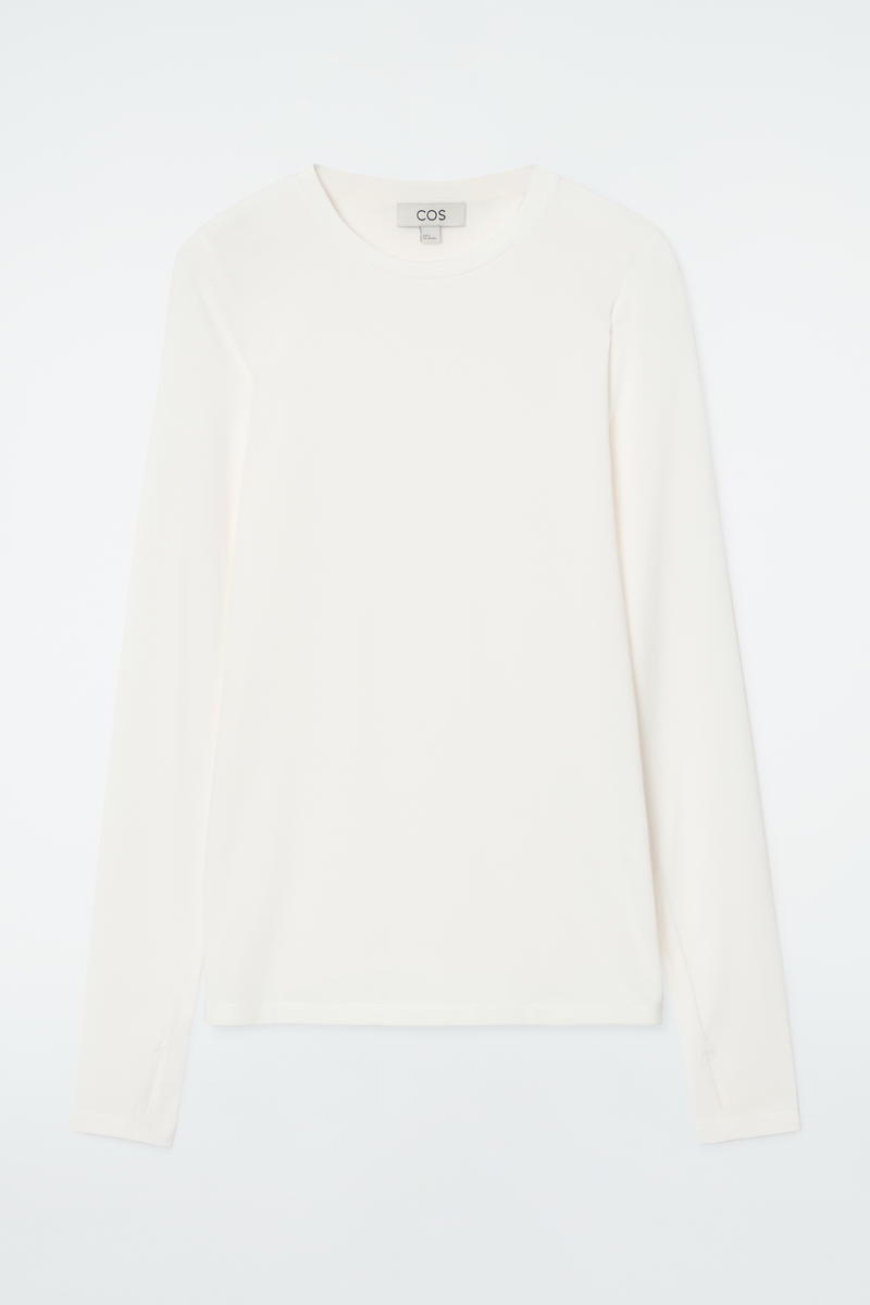 Slim Lightweight Long-Sleeved Top | COS UK