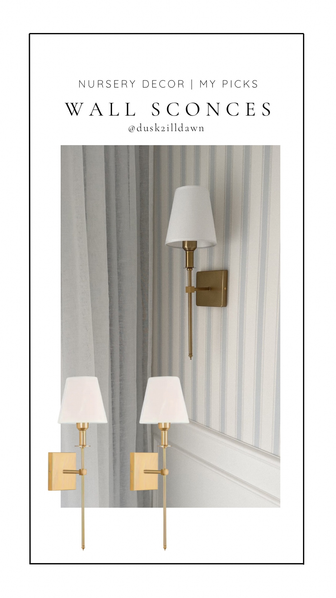 Wall sconces under $50

#LTKbaby #LTKstyletip #LTKhome