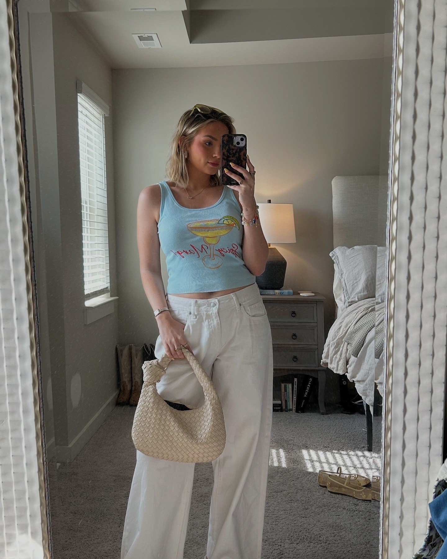 Obsessing over these jeans for summer🤍🌞 Will be wearing them everyday until further notice!

#LTKSummerEdit #LTKFindsUnder50 #LTKStyleTip