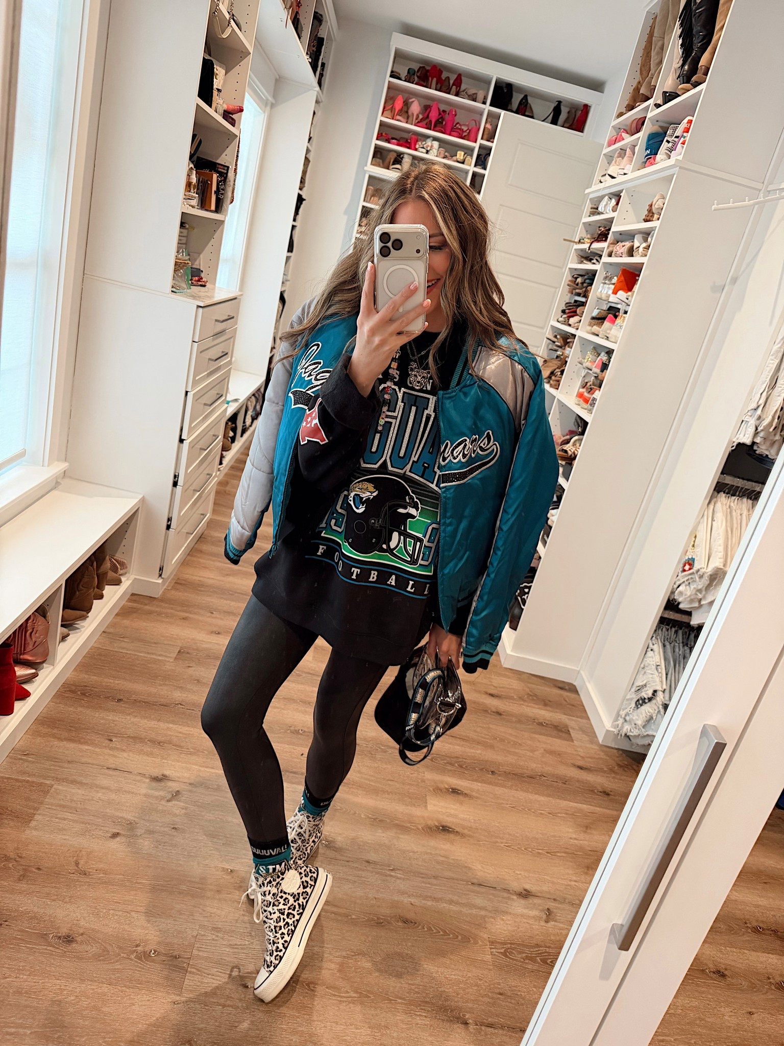 Jacksonville Jaguars NFL game day outfit. What I wore outfit of the day.