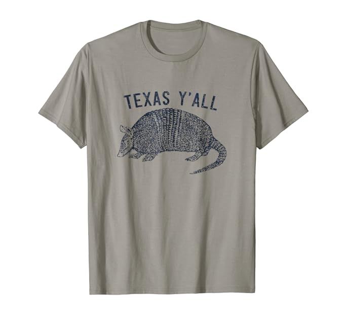 Texas Y'all Armadillo Lover Shirt - Cute Gift Toy T-Shirt | Amazon (US)