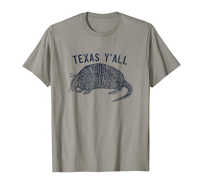 Texas Y'all Armadillo Lover Shirt - Cute Gift Toy T-Shirt | Amazon (US)