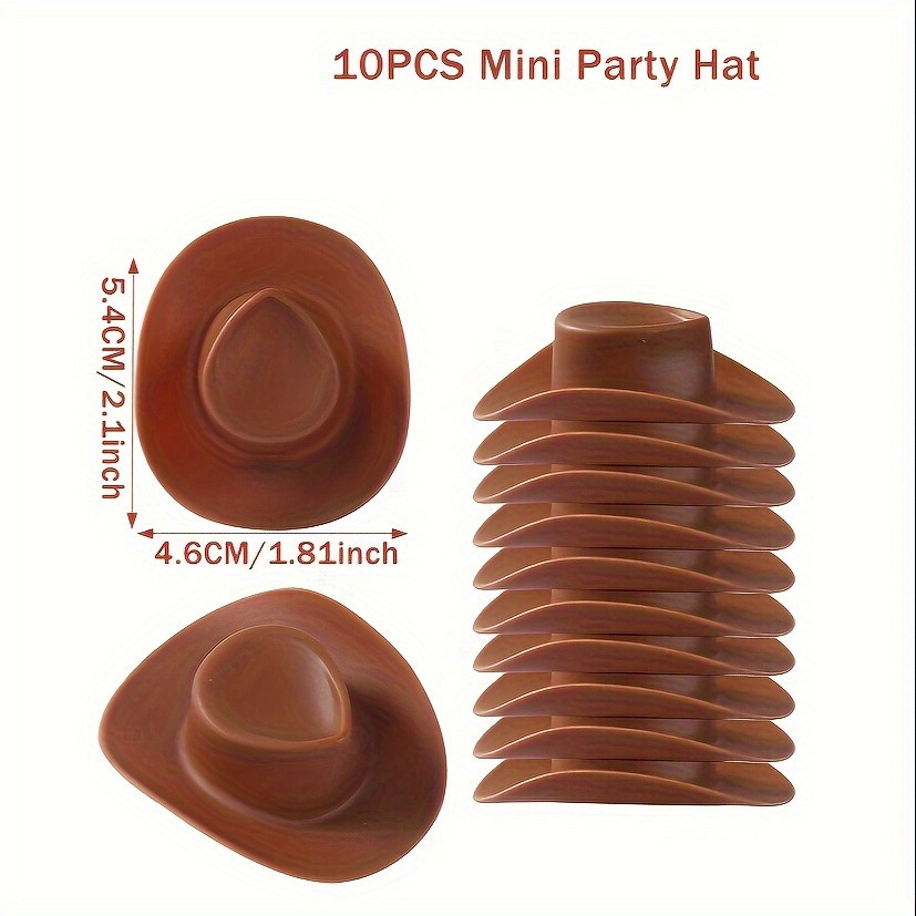 Mini Cowboy Hat Set   Decor Doll Accessories - Temu | Temu Affiliate Program