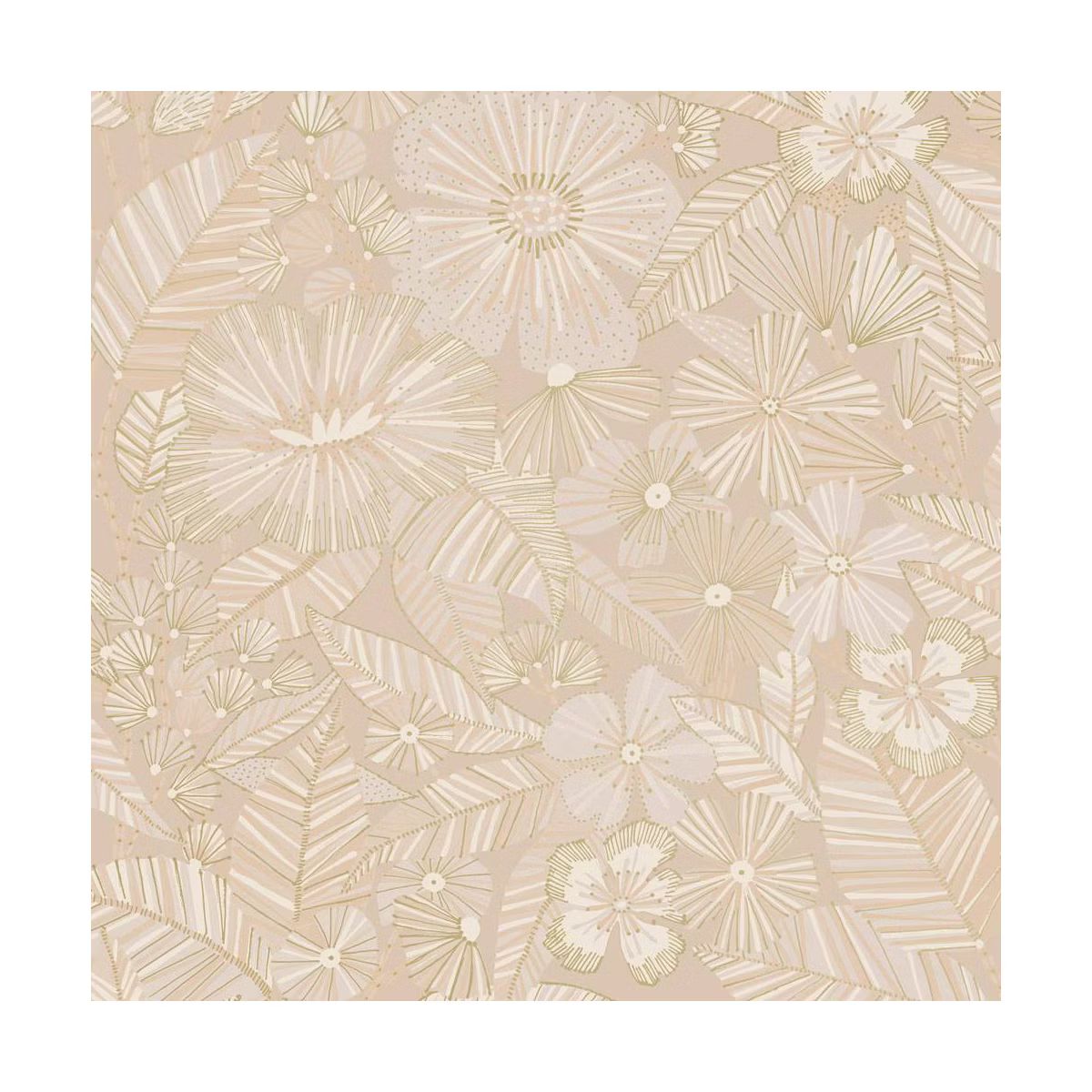 Tempaper Metallic Bloom Peel and Stick Wallpaper | Target