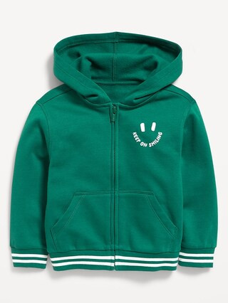 Favorite Fleece Oversized Zip Hoodie for Toddler Boys | Old Navy (US)
