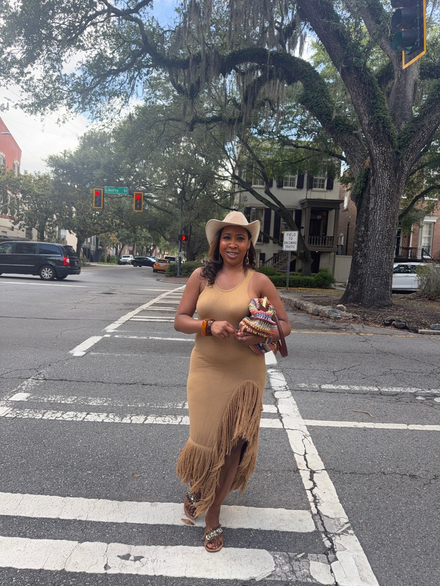 Vacation style with a little Western flair. 🤎 This fringe dress is lightweight, comfortable, and such a fun statement piece. I paired it with a cowboy hat, woven clutch, and sandals for an effortless look that’s perfect for travel, festivals, brunch, or a day exploring a new city. Linked the look and similar pieces! ✨

#WesternInspired #CowgirlStyle #FringeDress #SummerDresses #SummerOutfitsOver40

#LTKootd #LTKOver40 #LTKTravel