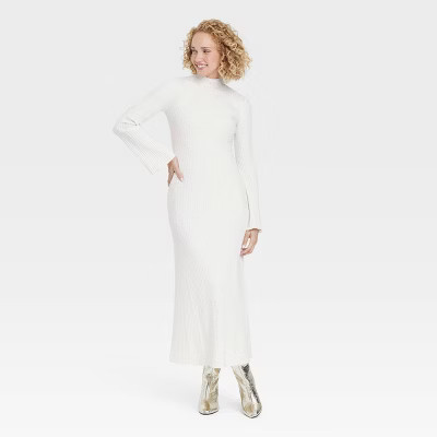 Women's Long Sleeve Maxi Sweater Dress - A New Day™ | Target