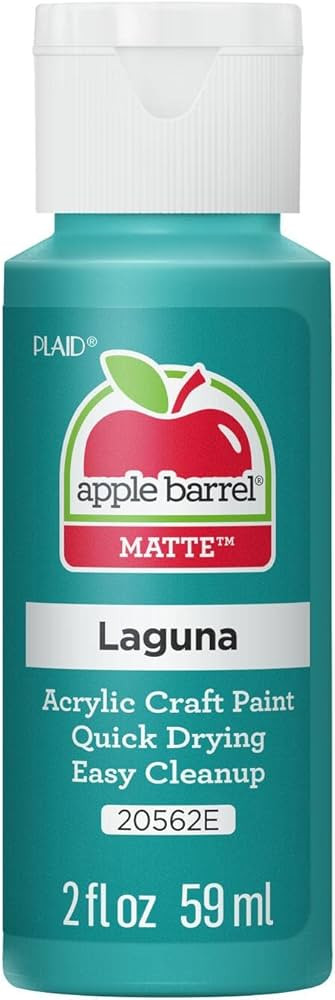 Apple Barrel Acrylic Paint in Assorted Colors (2 oz), 20562, Laguna | Amazon (US)