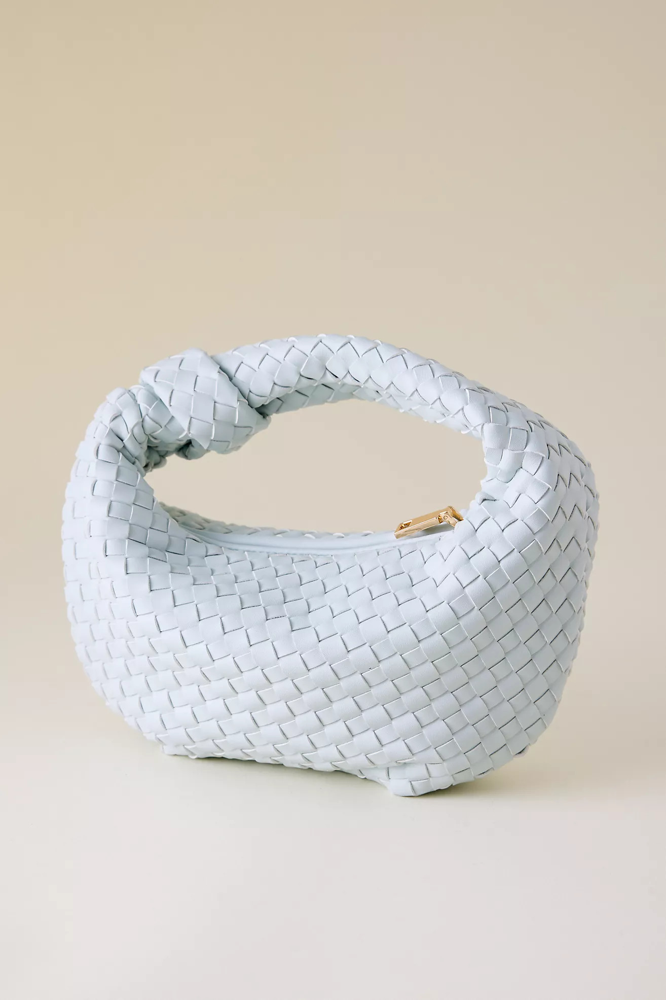 Melie Bianco Larissa Woven Faux-Leather Shoulder Bag | Anthropologie (UK)