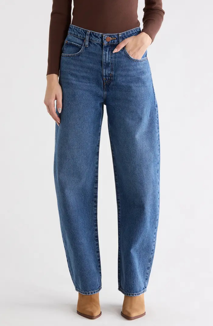 FRAME High Waist Barrel Jeans | Nordstromrack | Nordstrom Rack