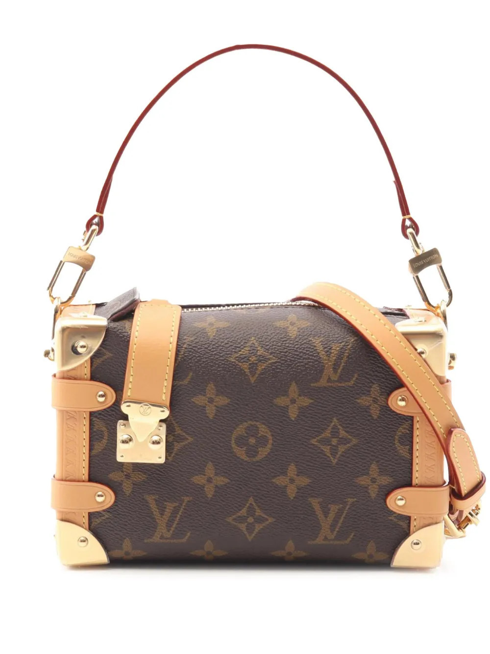 Louis Vuitton Pre-Owned 2021-2025 Monogram Side Trunk PM satchel - Brown | Farfetch Global