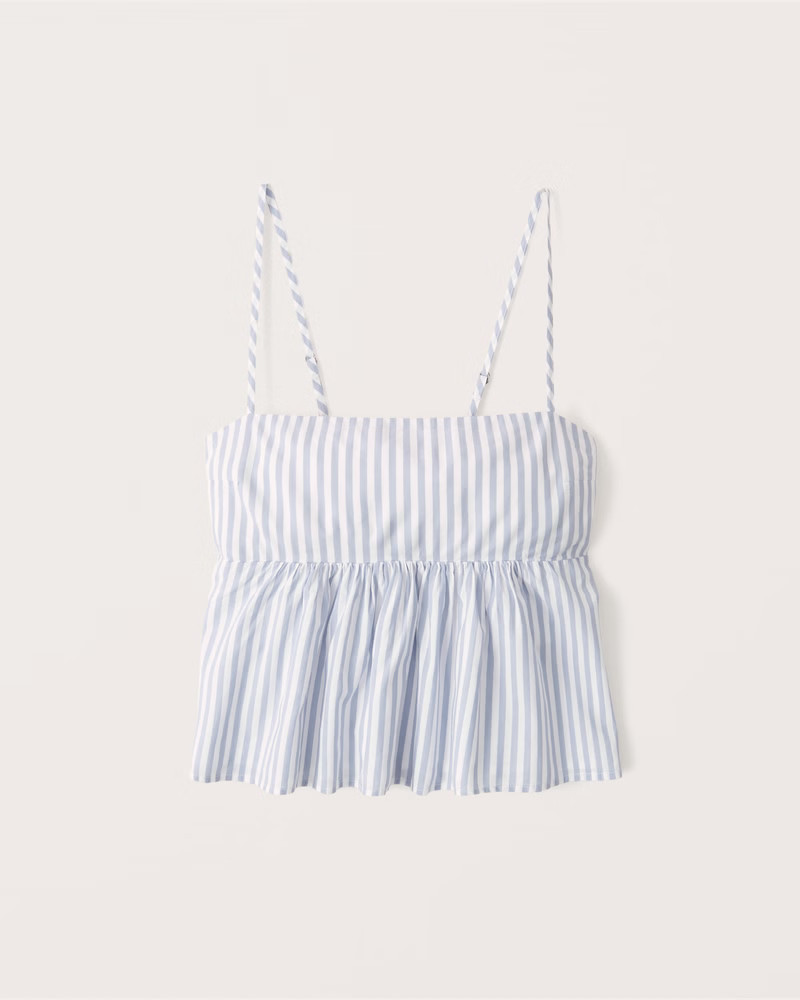 Squareneck Trapeze Cami | Abercrombie & Fitch (US)