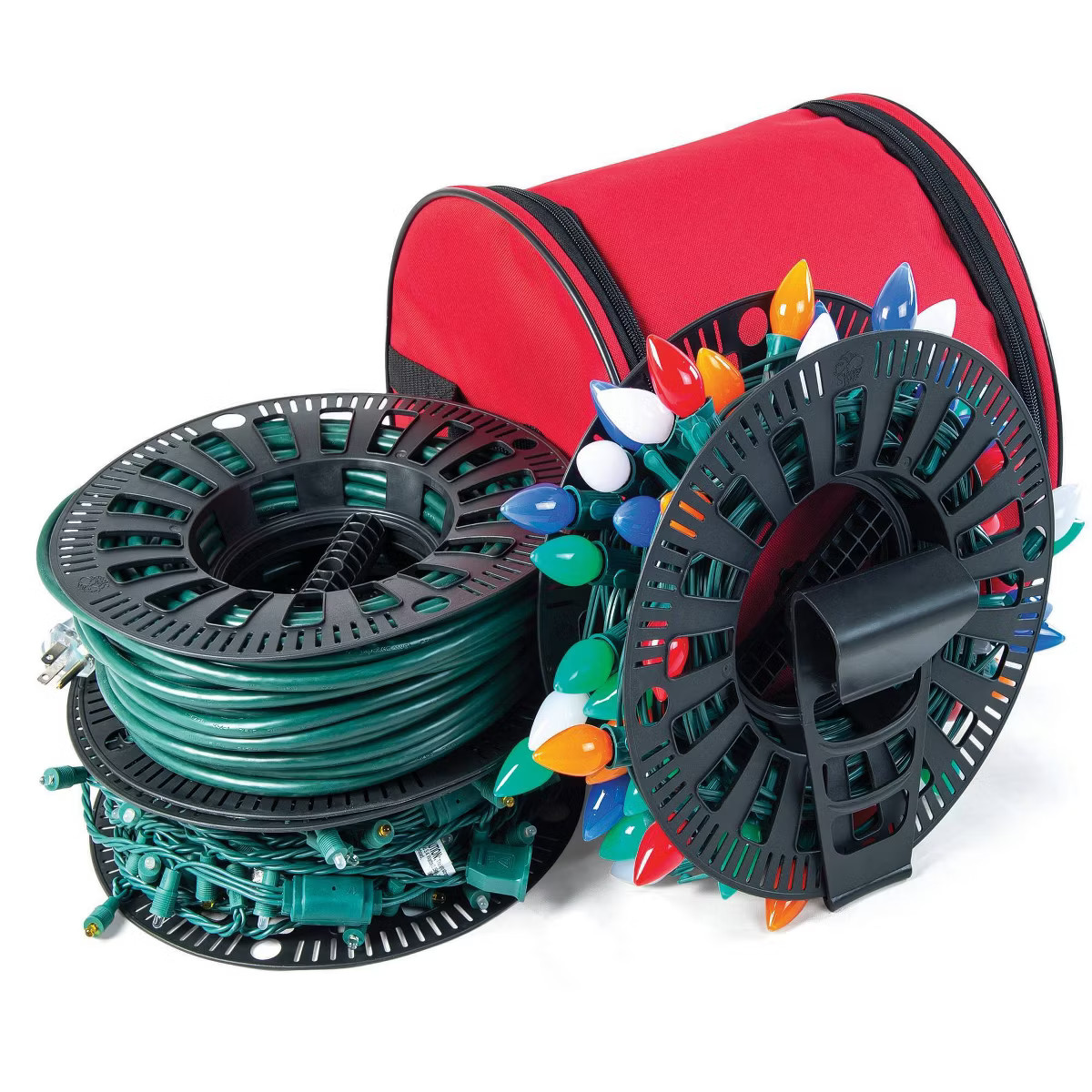 TreeKeeper Santa's Install and Store Light Storage Bag with Reels | Target