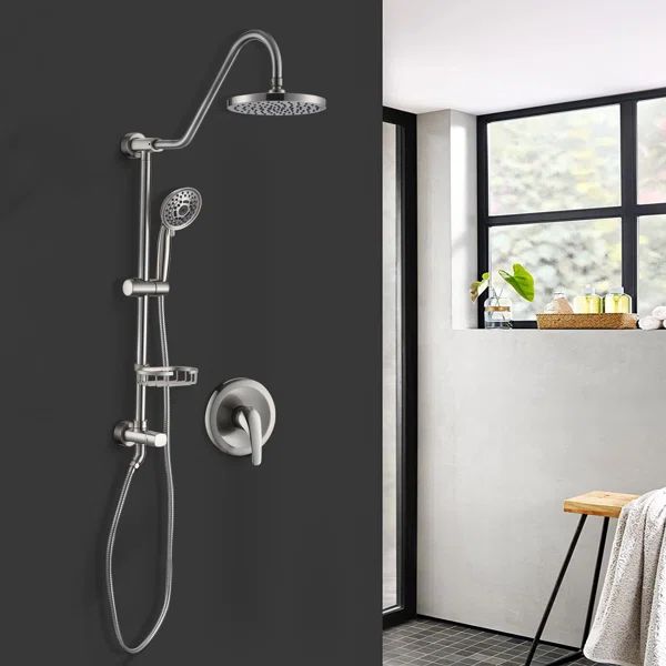SU11AEUM1102BN Complete Shower Faucet with Rough-in Valve | Wayfair North America
