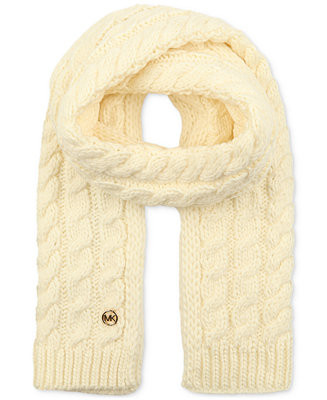 Women's Moving Cables Knit Scarf | Macy's