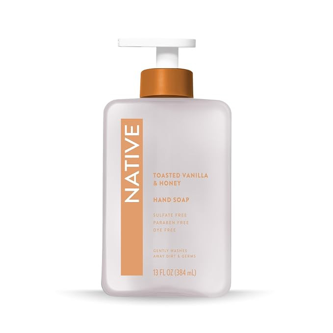 Native Liquid Hand Soap, Toasted Vanilla & Honey Scent, Non-Drying Formula for Soft, Smooth Hands... | Amazon (US)