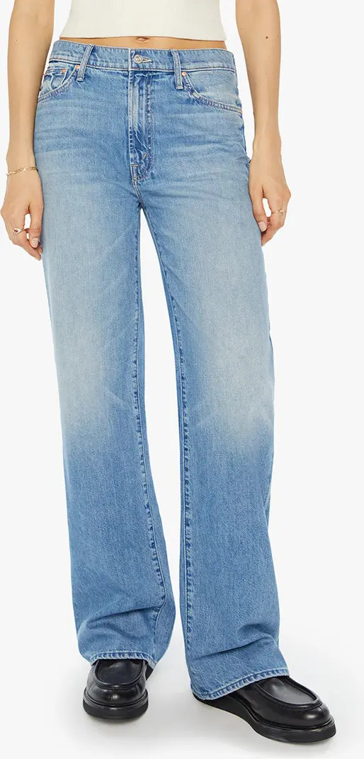 MOTHER The Dodger Sneak Wide Leg Jeans | Nordstrom | Nordstrom